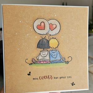 Carte | mon cœur bat pour toi