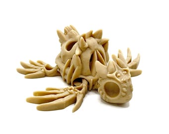 Tortue creuse - Squelette de tortue d'Halloween imprimé en 3D