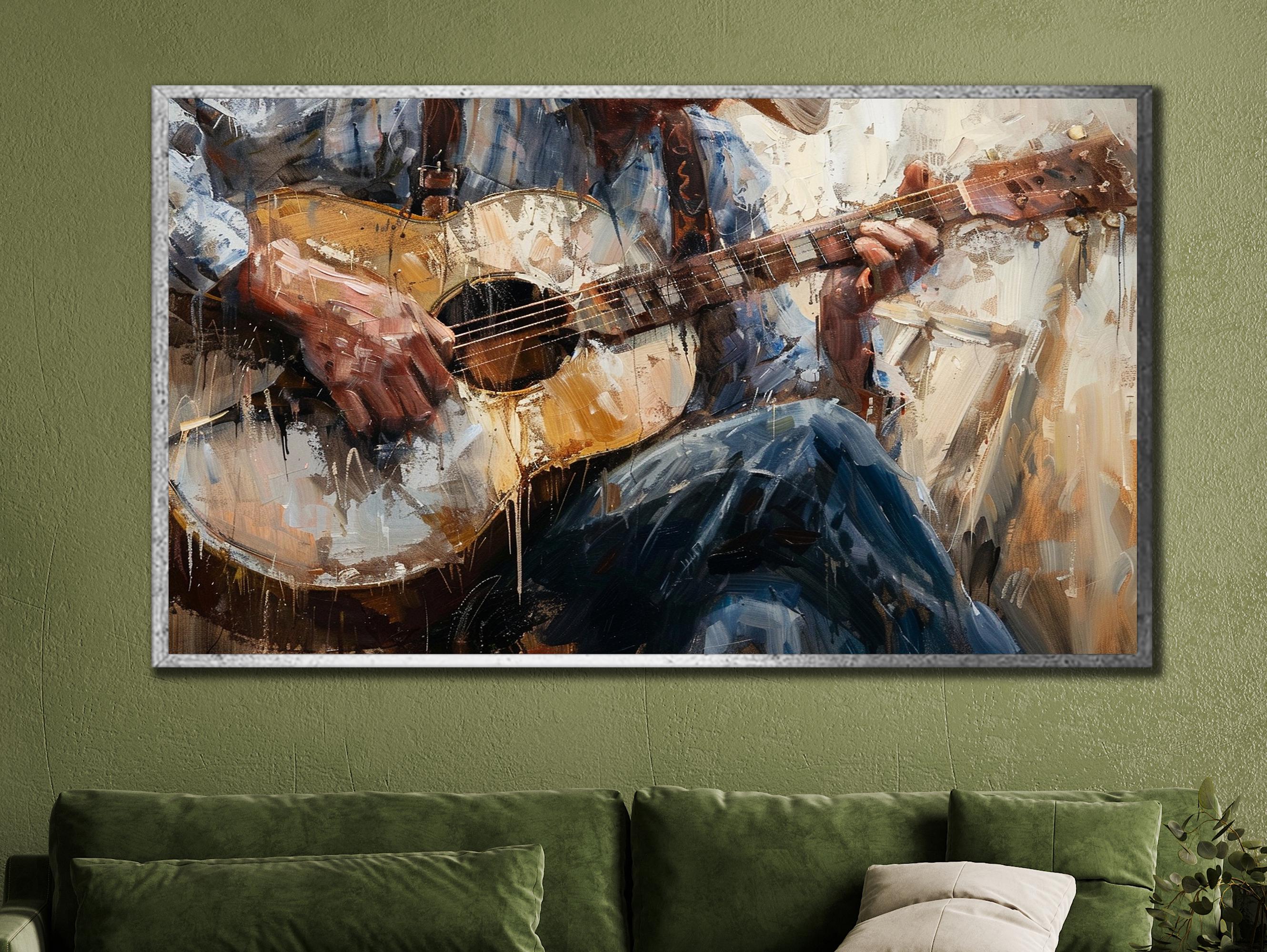 アート・デザイン・音楽 CONTEMPORARY JAZZ GUITAR Jazz Guitar Canvas Art Print: Modern Music Wall Decor - Etsy