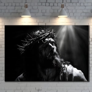 Jesus Canvas Art, Religious Poster, Christianity Wall Decor, Canvas Gifts, Jesus Wall Art, Jesus Prints Art, Office&Home Decor,Faith Canvas