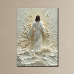 Jesus Canvas Art, Religious Poster, Christianity Wall Decor, Canvas Gifts, Jesus Wall Art, Jesus Prints Art, Office&Home Decor,Faith Canvas