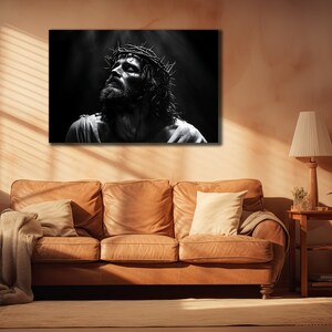Jesus Canvas Art, Religious Poster, Christianity Wall Decor, Canvas Gifts, Jesus Wall Art, Jesus Prints Art, Office&Home Decor,Faith Canvas