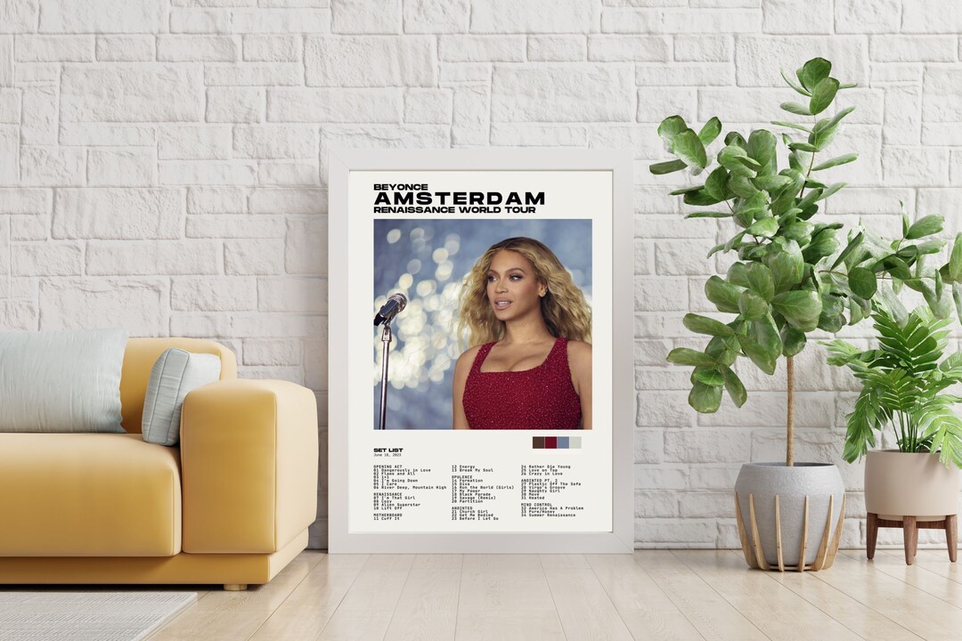 Beyonce Renaissance Tour Amsterdam Poster - Etsy