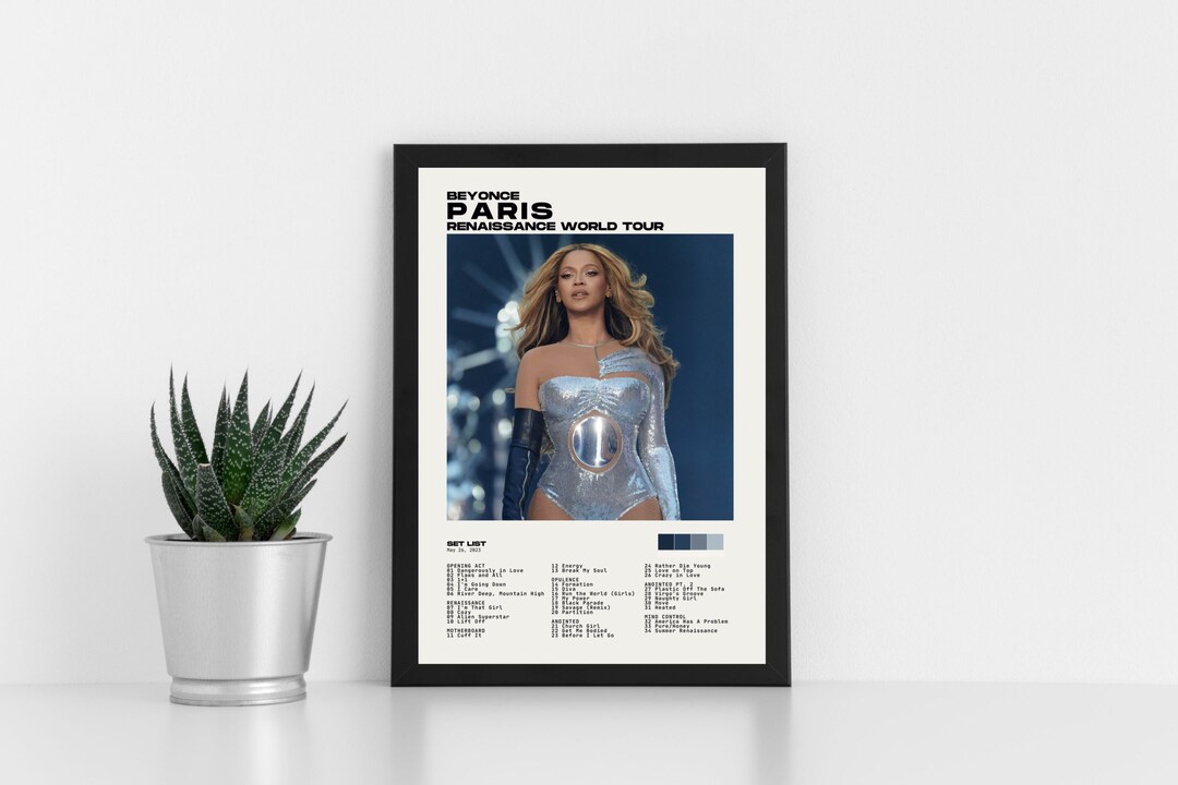 Beyonce Renaissance Tour PARIS Poster - Etsy