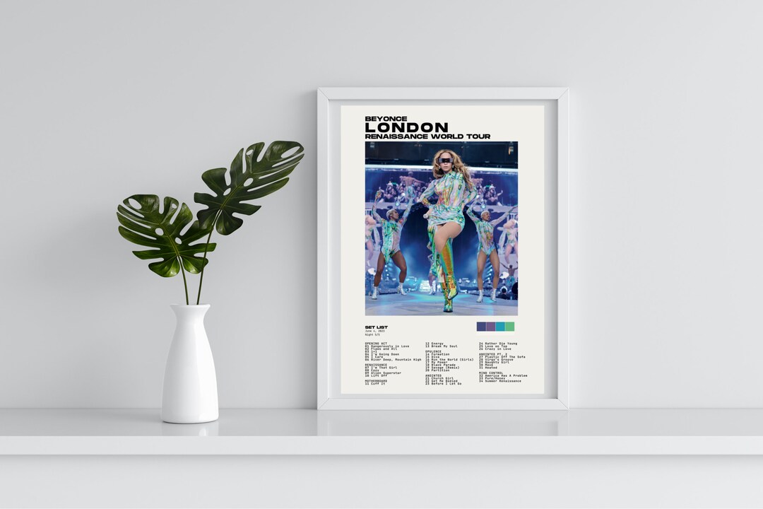 Beyonce Renaissance Tour London Poster - Etsy
