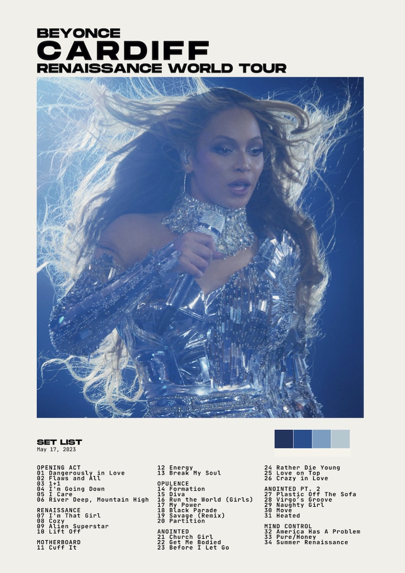 Beyonce Renaissance Tour CARDIFF Poster - Etsy