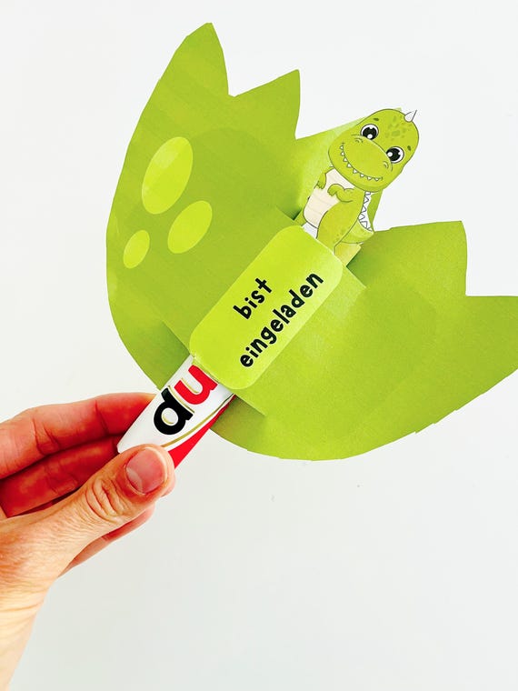 Dino Einladung Kindergeburtstag mit Duplo | DIY Einladung Dinosaurier Geburtstag | Printable Download Einladung Dinoparty PDF