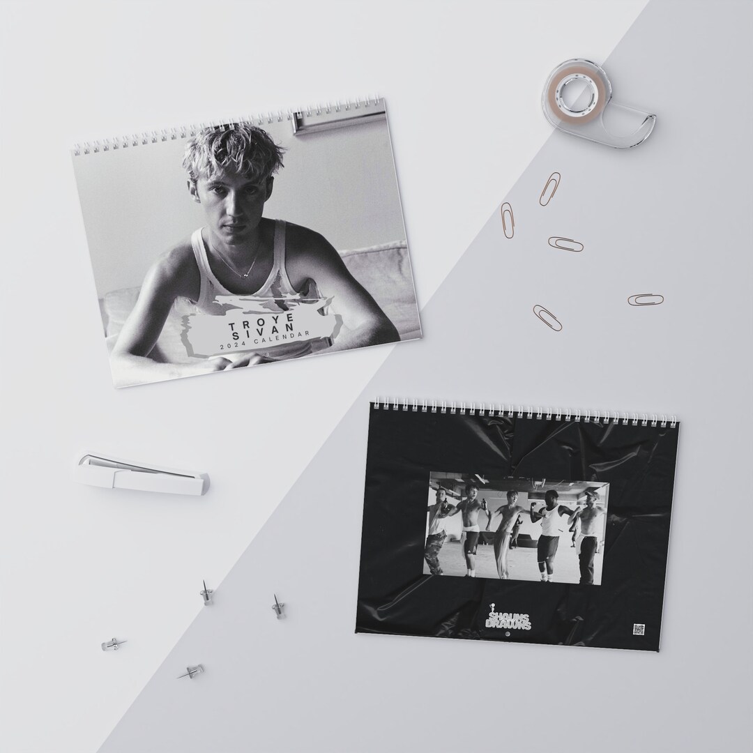 Troye Sivan 2024 Calendar Pop Music Singer LGBTQ Blue Etsy.de