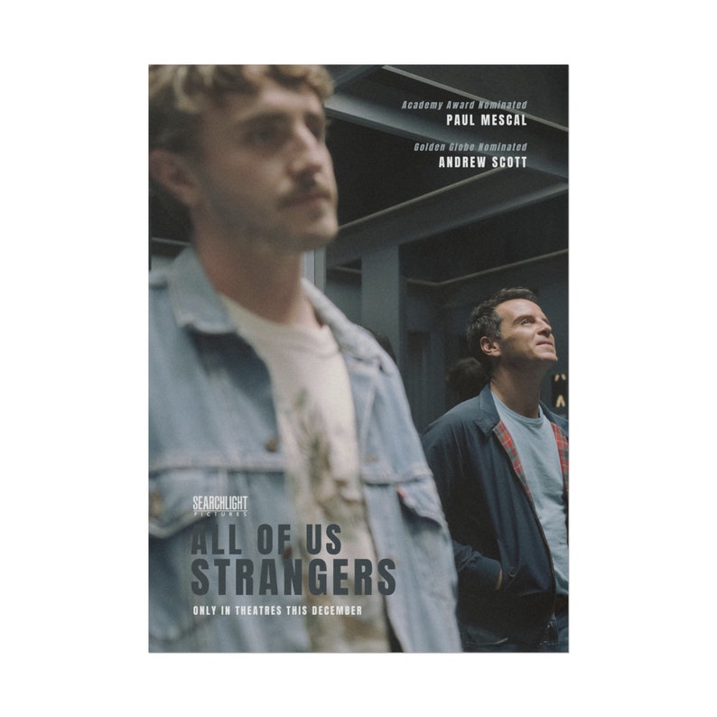 All of Us Strangers Movie Poster Paul Mescal and Andrew Scott Gay ...