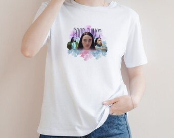 Poor Things Film T-Shirt | Emma Stone Geschenk | Poor Things Merch | Geschenk für Film Fans | Süßes Film-T-Shirt | Rosa, Blaues T-Shirt | Geschenk für Sie