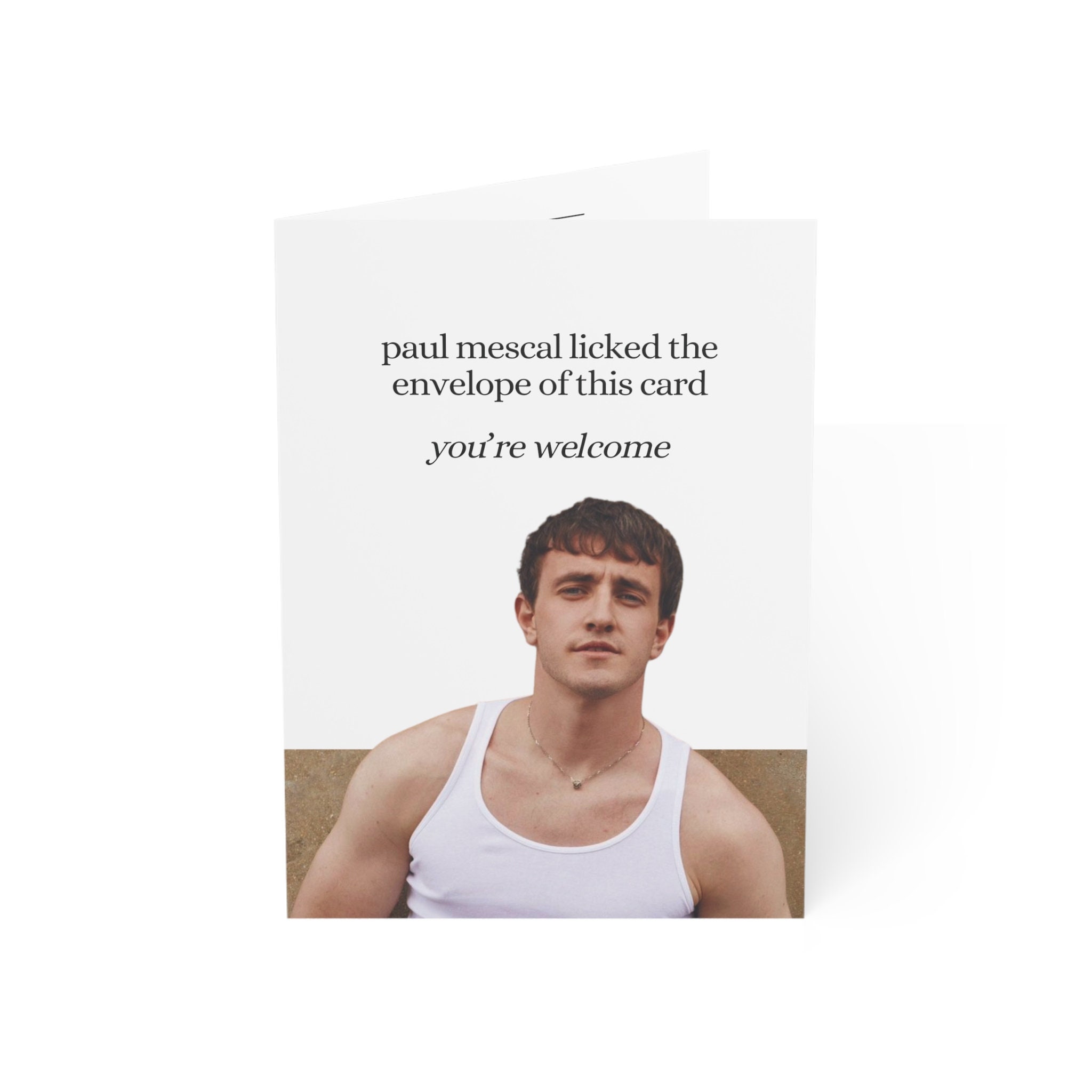 Paul Mescal Birthday Card Funny Birthday Card for Her or Him Normal