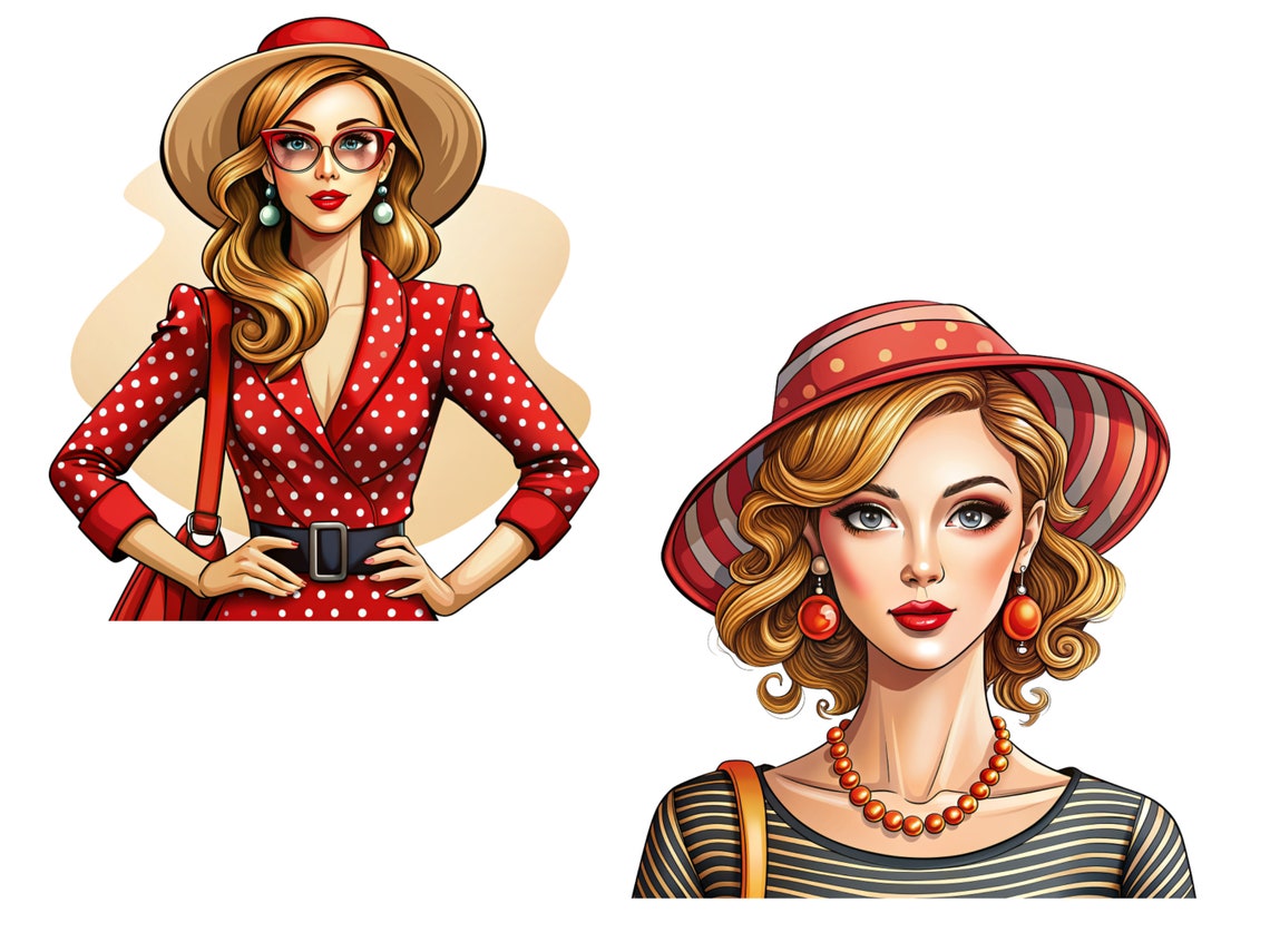 Fashion Girl Clipart, Fashion Clipart, Beautiful Girls Clipart ...