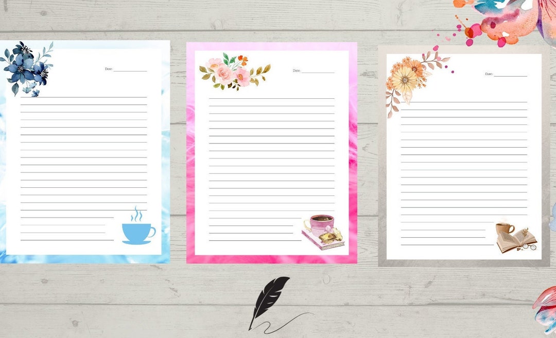 Floral Planner Printable Set: Daily & Weekly Organizer (digital ...
