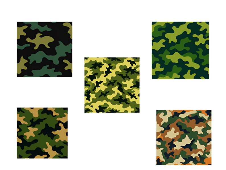 Army Seamless File | Camouflage Digital Paper Pack | Military Pattern ...