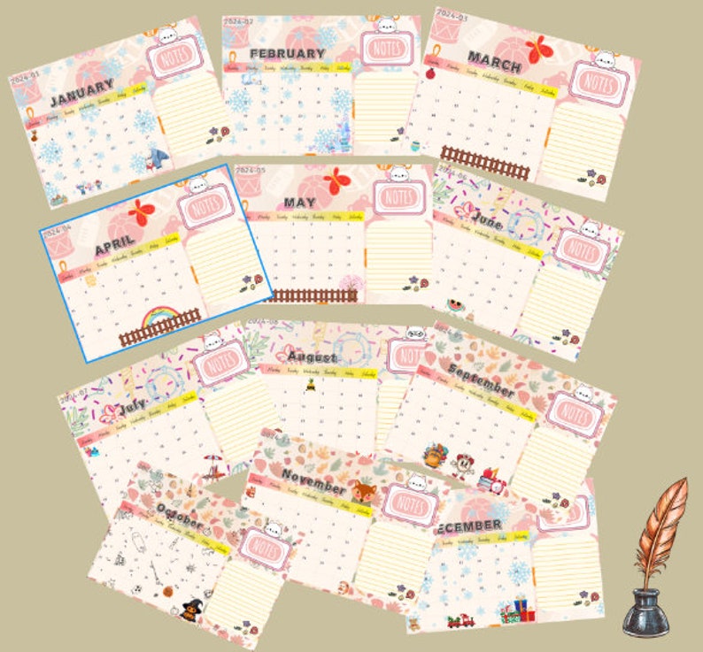 Preschool Calendar. Funny Calendars. Family Calendar. Printable ...