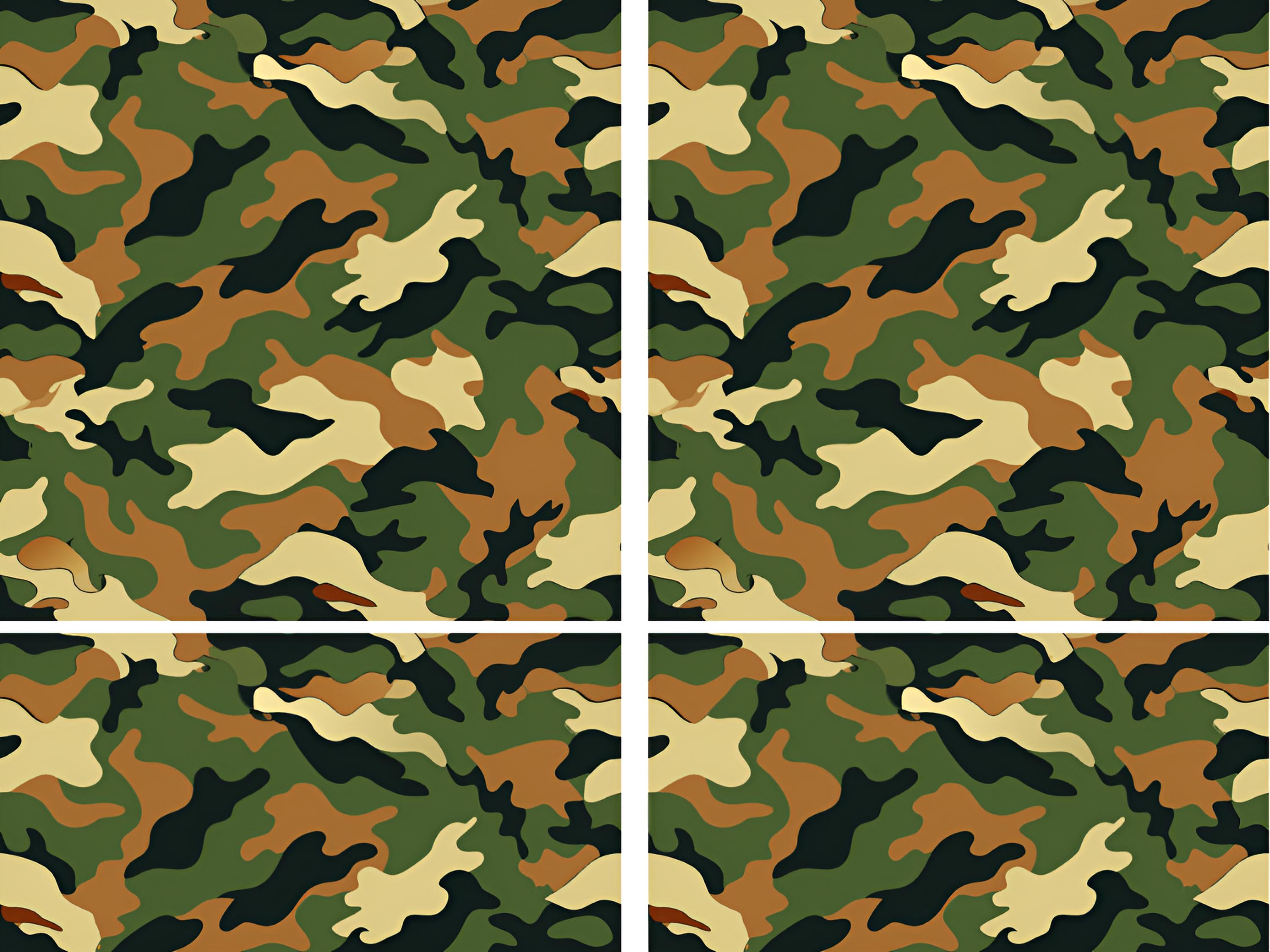 Army Seamless File | Camouflage Digital Paper Pack | Military Pattern ...