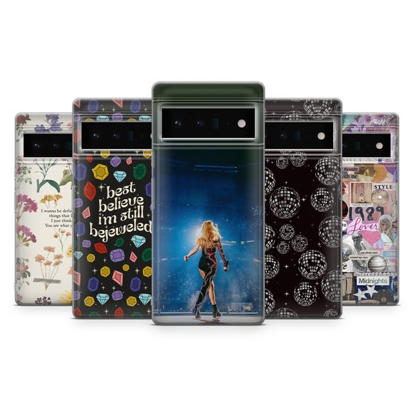 Aesthetic ERA Tay Case Swift Song Case for Google Pixel 8A, 8Pro, 7Pro, 7A, 6A, Samsung Galaxy S24, S23Fe, A25, A15, A54, iPhone 15 14 13 12