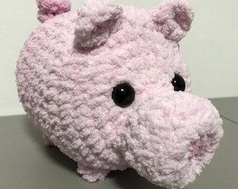 Chonky Crochet Pig Plushie Pattern