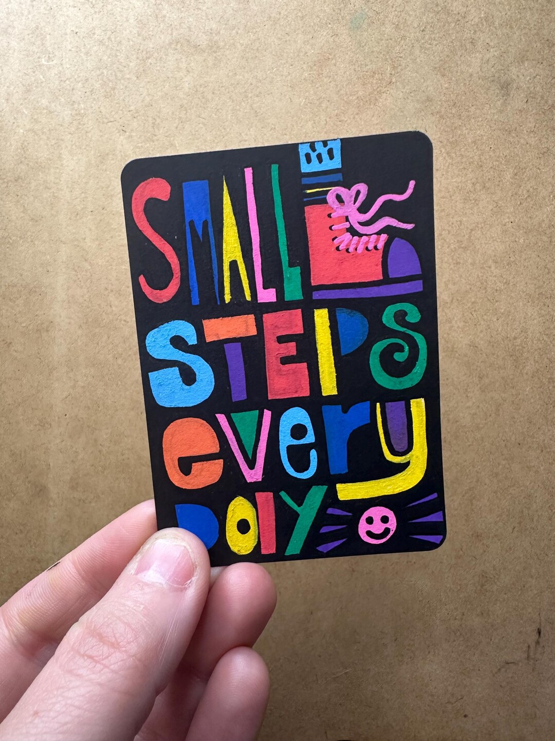 Small Steps – When the Spiral Starts – Encouragement ACEO – Original ...