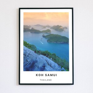 Koh Samui Thailand Print Poster Digital Download