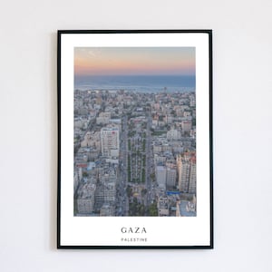 Palestine Print, Gaza Palestine Wall Art Print Poster Digital Download
