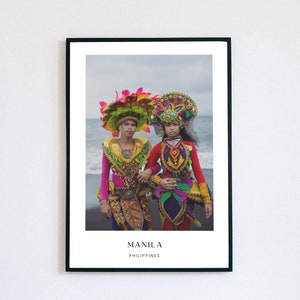 Manila The Philippines Print Poster Digital Download, wall Art Decor