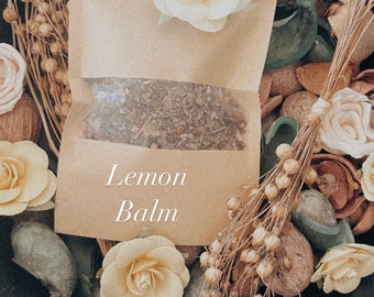 Lemon Balm loose leaf tea