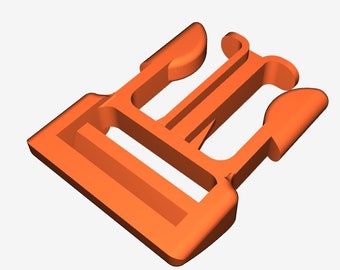 Backpack buckle - 2 units, 3d printed, Quick-release buckles, Side-release buckles, Snap buckles, Plastic buckles