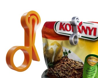 Clips for chip bags, 3 pcs., airtight, strong and durable plastic clips for food storage