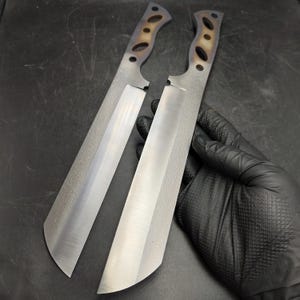 Sheepfoot Outdoor Knife Blank, D2 (K110) Steel Hardened Blade, Knife Maker Supplies