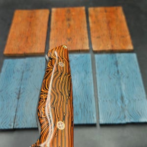 G10 Knife Scales, Vibrant Color Bookmatched Pair Premium Knife Making Handle Material, knife maker shop, knife making supplies