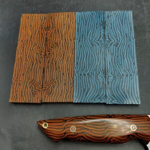 G10 Knife Scales, Vibrant Color Bookmatched Pair Premium Knife Making Handle Material, knife maker shop, knife making supplies