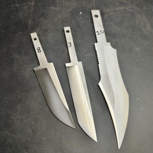 Rostfritt Puukko knivtillverkningsblankt, härdat blad, färdiga knivtillverkningstillbehör