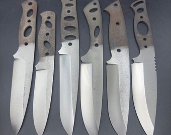 Sleipner stalen mes blank, gehard mes voor het maken van messen