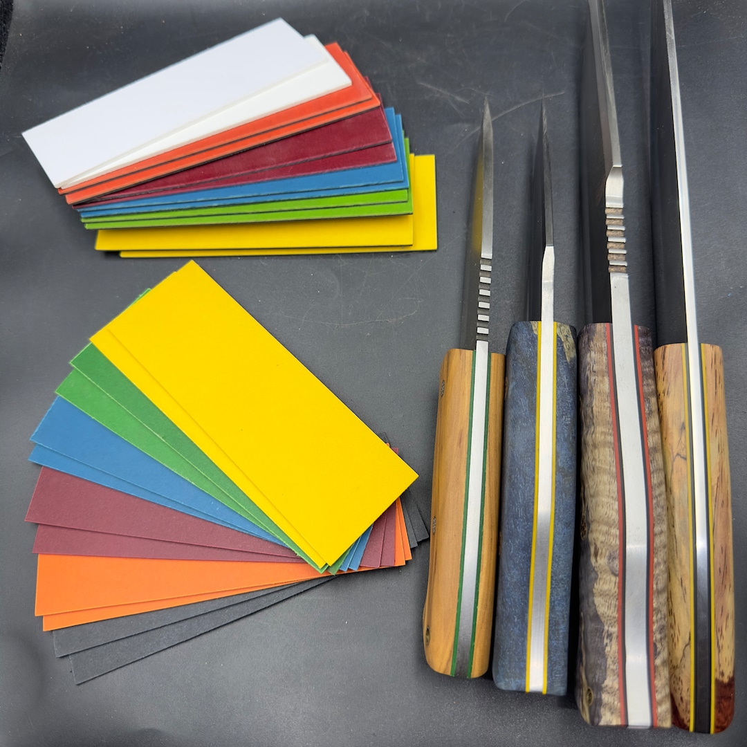 Knife Handle Spacer, Knife Making Double Color Liner Options, Knife