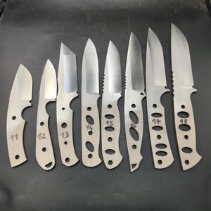Hardened Knife Making Blank, Carbon D2 Steel Blades Knife Maker Supplies