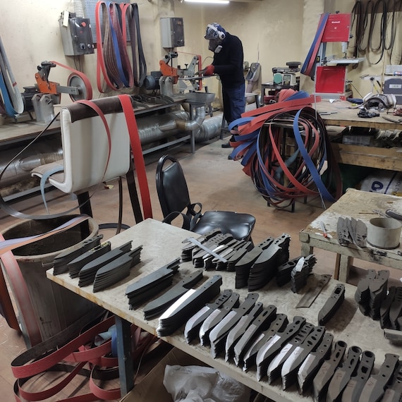 Knife Blade Blank LOTs, Knife Maker Supplies, hardened & ground or annealed steel options
