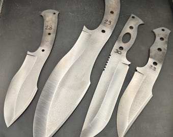 D2 Blade Blank, Heat Treated Knife Making Supplies, Böhler Carbon Steel