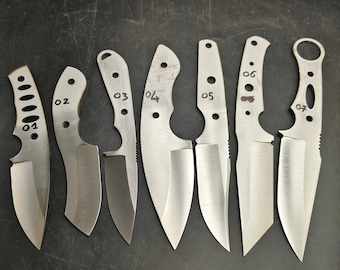 Coltello EDC grezzo, forniture per la fabbricazione di coltelli con lama Tanto in acciaio inossidabile