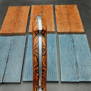 G10 Knife Scales, Vibrant Color Bookmatched Pair Premium Knife Making Handle Material, knife maker shop, knife making supplies