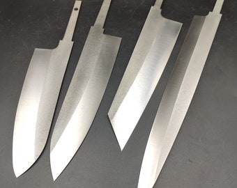N690 Kochmesser Rohling, Hidden Tang Japanische Klinge, Gyuto Santoku Kiritsuke Yanagiba Messer machen Liefert