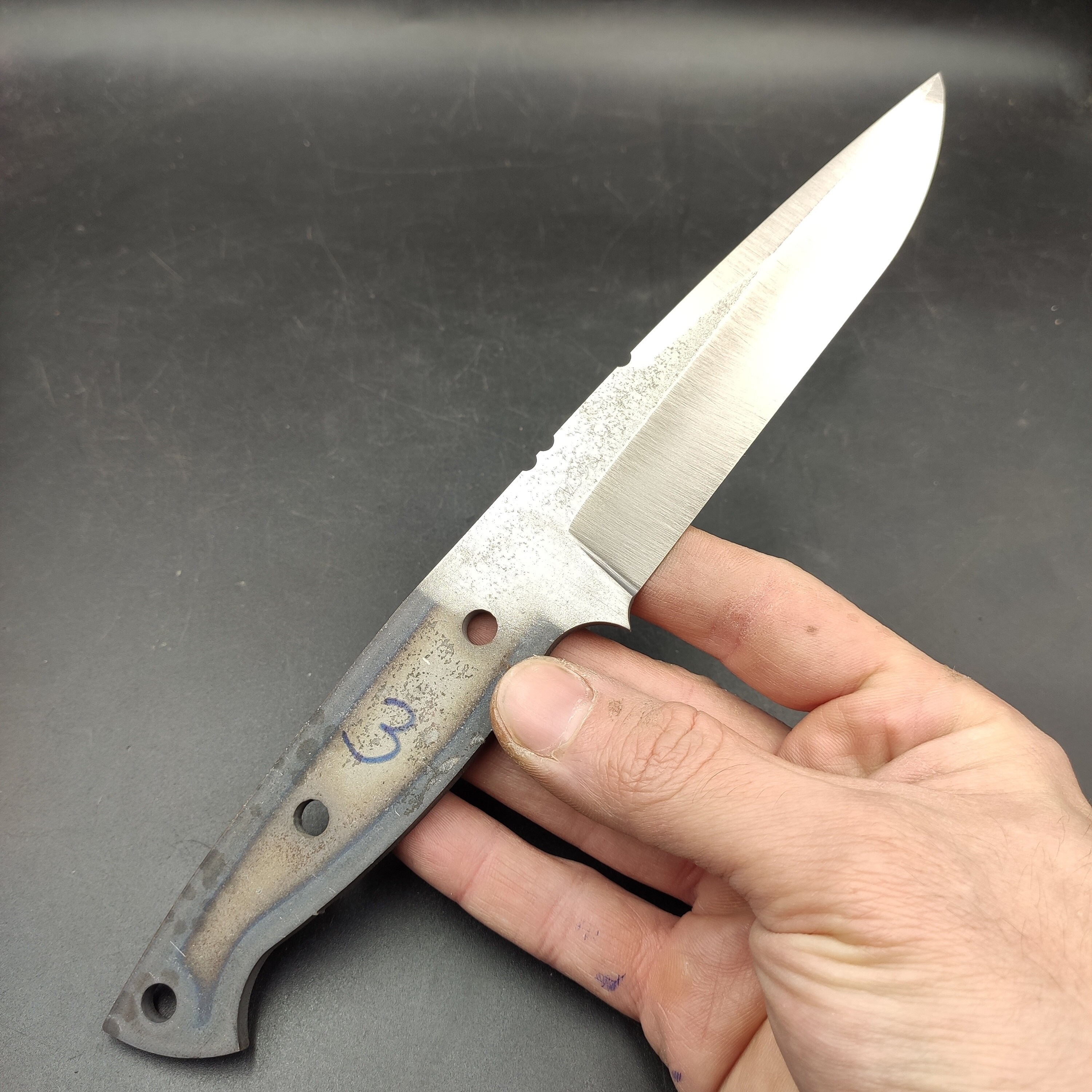 M398スチールナイフ製造用ブランク、アウトドア用ブレード、高 M398スチールナイフ製造用ブランク、アウトドア用ブレード、高