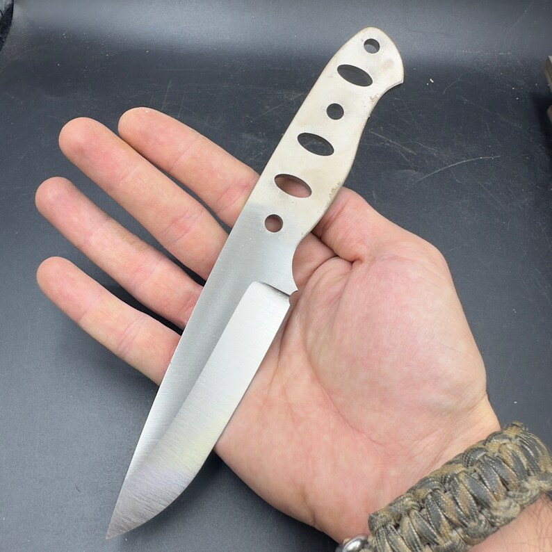 Stainless Outdoor Knife Making Blade Blank Knife Build Etsy