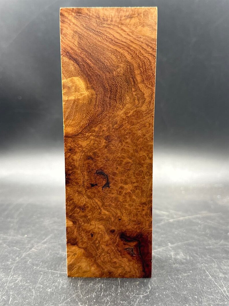 Amboyna Burl Wood Blank Knife Handle Material Knife Making - Etsy