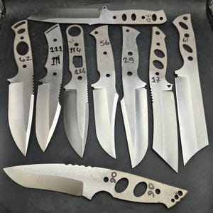 Geschliffener und gehärteter Messerrohling, N690-Stahlklingenzubehör, Messermachergeschenk