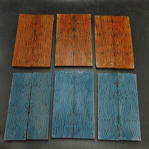 G10 Knife Scales, Vibrant Color Bookmatched Pair Premium Knife Making Handle Material, knife maker shop, knife making supplies