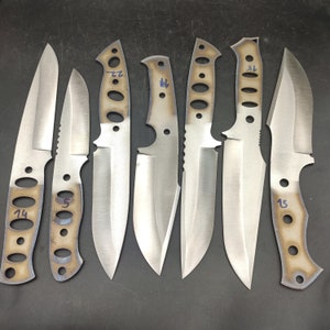 Elmax Utomhusknivtillverkning Blank, Full Tang Super Hunting Blade Knivtillverkningstillbehör