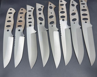 Stainless Outdoor Knife Making Blade Blank, Knife Build Supplies for Hunting Camping Bushcraft Activities