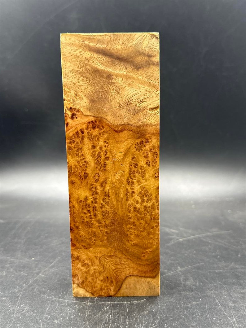 Amboyna Burl Wood Blank Knife Handle Material Knife Making - Etsy