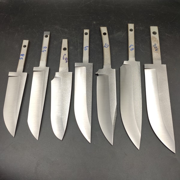 Puukko Knife Making Blank, Heat Treated N690 Hidden Tang Blade, Knife Maker Supplies